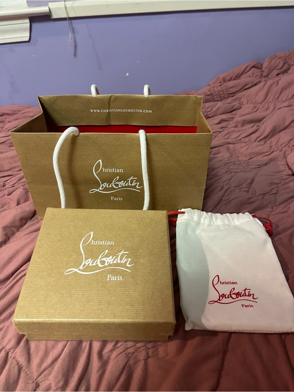 Brand new store bag and box from Christian Louboutin